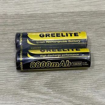 Аккумулятор (1шт) 18650 Greelite 4.2V 9.6Wh Li-ion батарейка для фонарика 00022863 фото