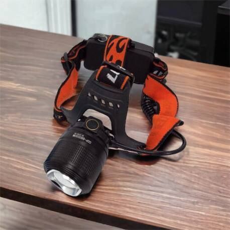 Налобный тактический фонарик POLICE BL-2199-T6, мощный аккумуляторный налобный фонарик, головной фонарик 00022893 фото
