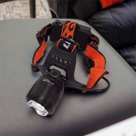 Налобный тактический фонарик POLICE BL-2199-T6, мощный аккумуляторный налобный фонарик, головной фонарик 00022893 фото