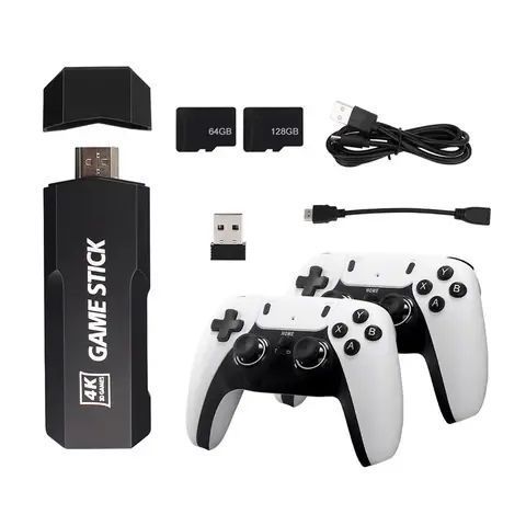 Беспроводная игровая консоль M8 Pro 4K HDMI HD 2,4 ГГц для PS1/FC/GB/GBA, аркадная Ретро ТВ игровая консоль 20000+ 00017524 фото