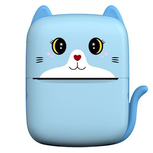 Портативний дитячий термопринтер з Bluetooth A8 Cat міні принтер для телефону Pink 00016327 фото