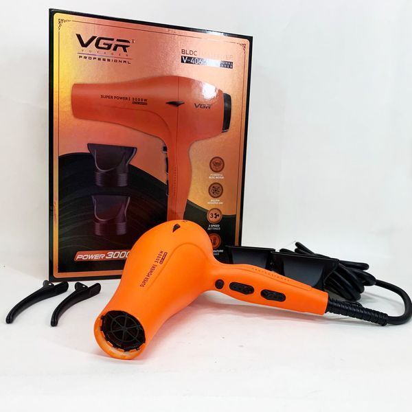 Фен VGR V-406 ORANGE 3000Вт 00015419 фото