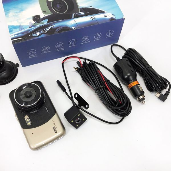 Автомобільний відеореєстратор X600 LCD 4 Angel Lens камери 1080P Full HD TF 00016802 фото