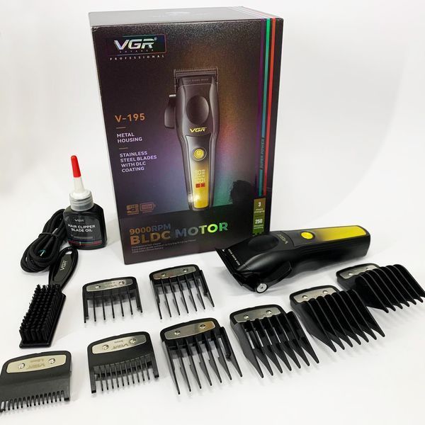 Аккумуляторная машинка для стрижки VGR V-195 GOLD 00014835 фото