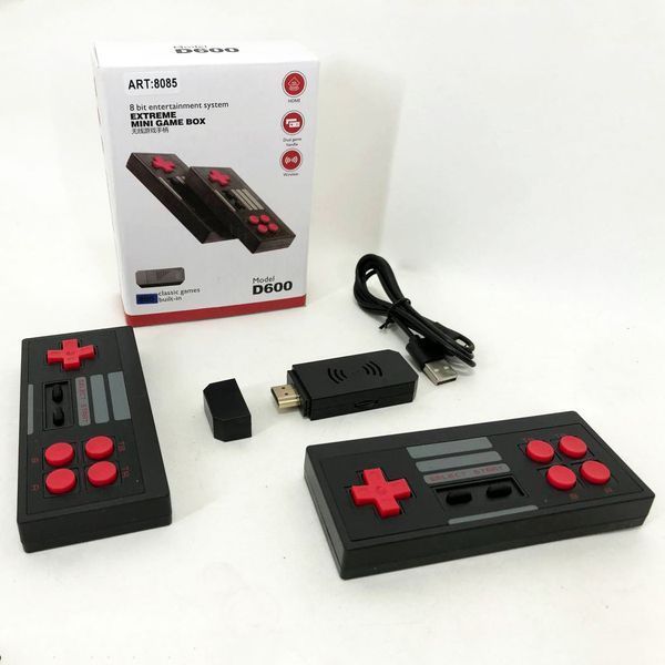 Приставка игровая Mini Game Box D600 HDMI игровая консоль, приставка 8 бит для детей, приставки денди 00015803 фото