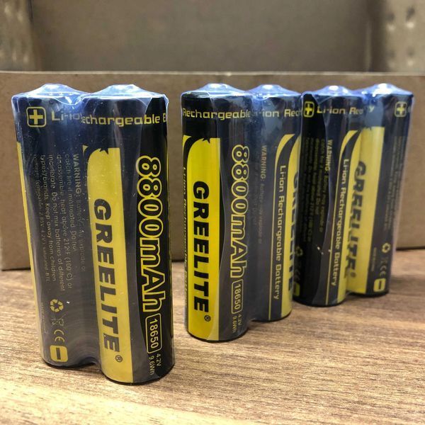 Аккумулятор (1шт) 18650 Greelite 4.2V 9.6Wh Li-ion батарейка для фонарика 00022863 фото