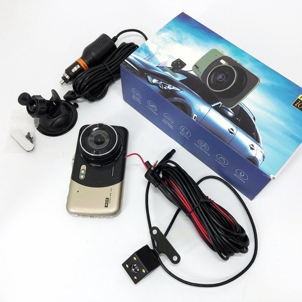 Автомобільний відеореєстратор X600 LCD 4 Angel Lens камери 1080P Full HD TF 00016802 фото
