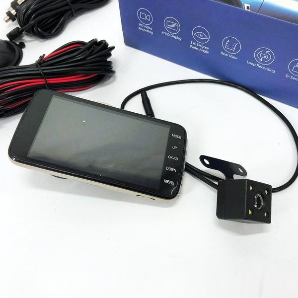 Автомобільний відеореєстратор X600 LCD 4 Angel Lens камери 1080P Full HD TF 00016802 фото