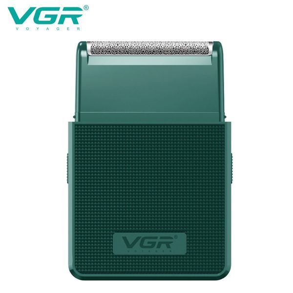 Електробритва VGR V-376 GREEN шейвер, Професійний шейвер-електробритва, Портативна бритва 00015343 фото