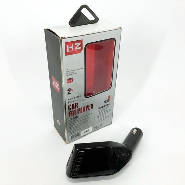 Автомобільний FM трансмітер модулятор H15 Bluetooth MP3, FM модулятор usb. Колір: чорний 00016769 фото