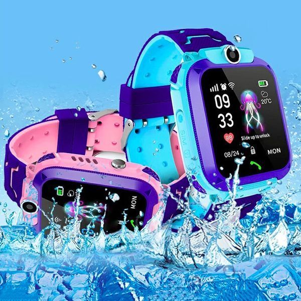 Дитячий Смарт Годинник Smart Baby Watch Q12 SIM /Bluetooth /LBS/GPS. Колір: рожевий 00022485 фото
