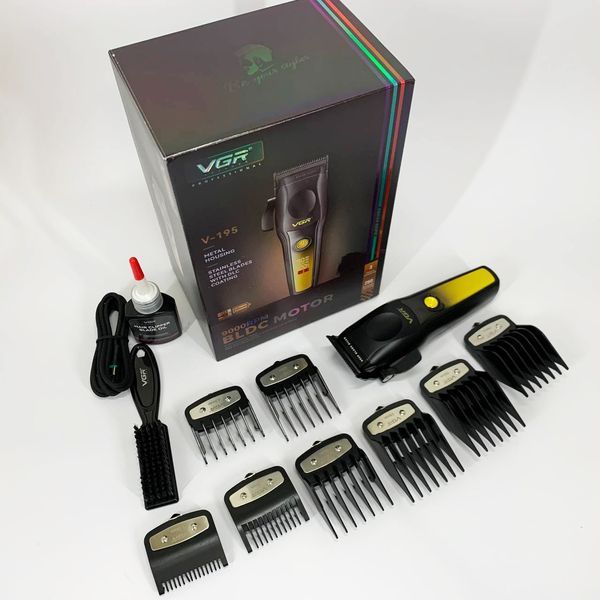 Аккумуляторная машинка для стрижки VGR V-195 GOLD 00014835 фото