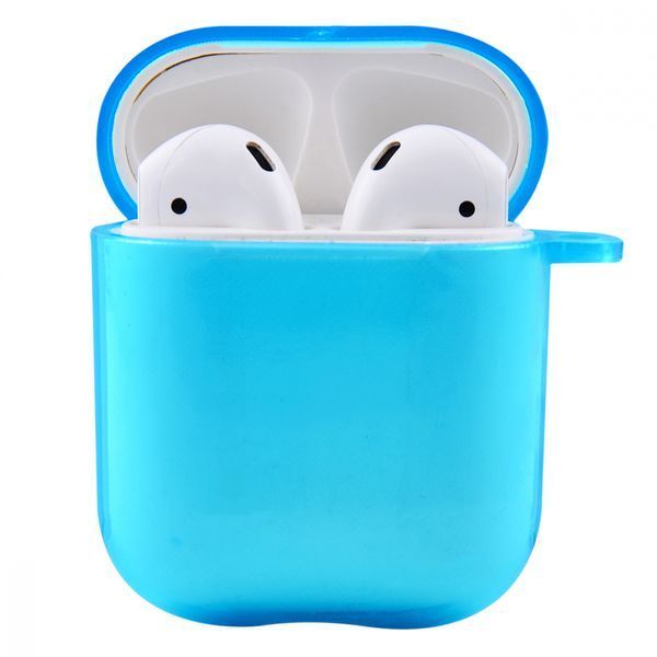 Чохол для AirPods силіконовий яскраво-синій 00023759 фото