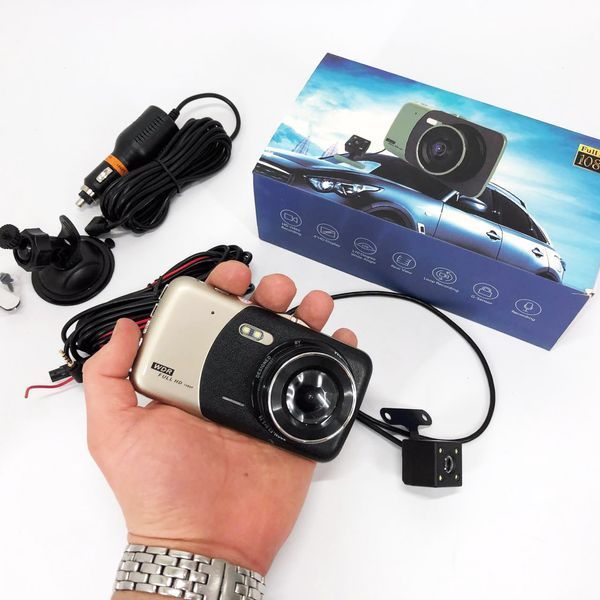 Автомобільний відеореєстратор X600 LCD 4 Angel Lens камери 1080P Full HD TF 00016802 фото