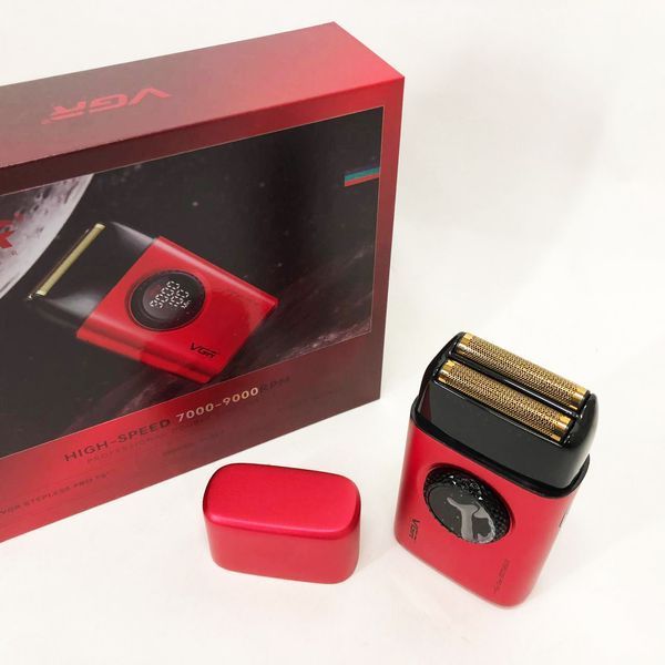 Електробритва VGR V-377 RED шейвер, Електрична акумуляторна бритва для гоління, шейвер чоловічий 00014785 фото
