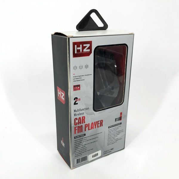 Автомобільний FM трансмітер модулятор H15 Bluetooth MP3, FM модулятор usb. Колір: чорний 00016769 фото