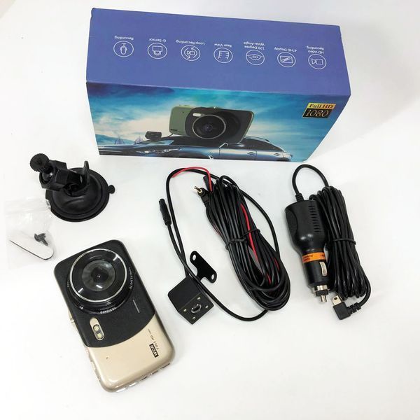 Автомобільний відеореєстратор X600 LCD 4 Angel Lens камери 1080P Full HD TF 00016802 фото