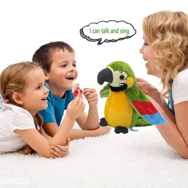 Інтерактивна іграшка електронний папуга Parrot Talking 00016421 фото