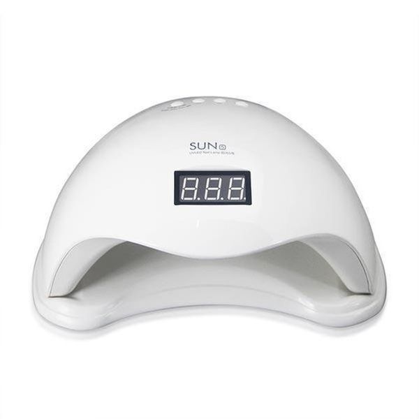 Лампа для манікюру Sun 5 nail lamp FD93-1 led для сушіння гель лаку з таймером для домашнього використання 00014477 фото