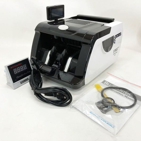 Счетная машинка для денег, счетчик банкнот Bill Counter GR-6200 c детектором UV, проверять деньги 00012550 фото