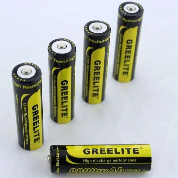 Аккумулятор (1шт) 18650 Greelite 4.2V 9.6Wh Li-ion батарейка для фонарика 00022863 фото
