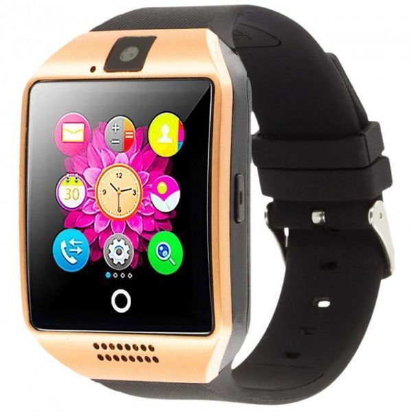 Смарт-годинник Smart Watch Q18. Колір: золотий 00022450 фото