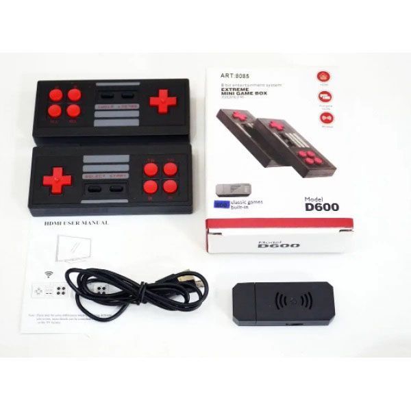 Приставка игровая Mini Game Box D600 HDMI игровая консоль, приставка 8 бит для детей, приставки денди 00015803 фото