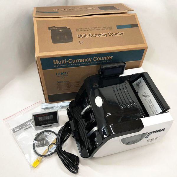 Счетная машинка для денег, счетчик банкнот Bill Counter GR-6200 c детектором UV, проверять деньги 00012550 фото