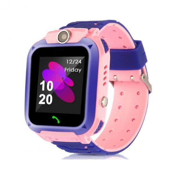 Дитячий Смарт Годинник Smart Baby Watch Q12 SIM /Bluetooth /LBS/GPS. Колір: рожевий 00022485 фото