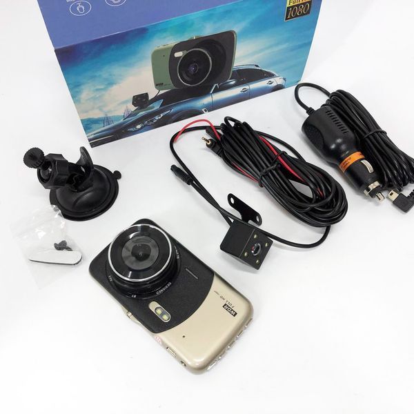 Автомобільний відеореєстратор X600 LCD 4 Angel Lens камери 1080P Full HD TF 00016802 фото