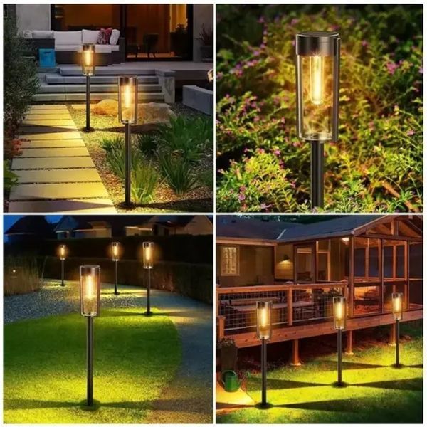 Комплект светильников для газона Solar Lawn Light Shinedo Y246 warm white комплект 2 шт 00012933 фото
