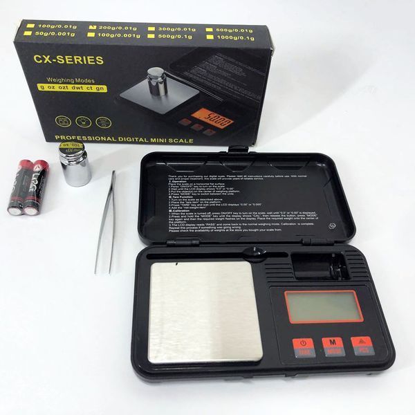 Весы ювелирные CX-Toolbox, 200г (0,01г) с чашей, мини весы, электронные граммовые весы для золота 00019371 фото