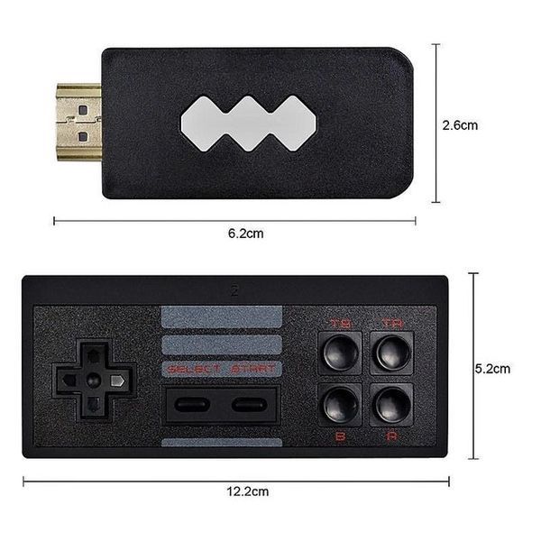 Приставка игровая Mini Game Box D600 HDMI игровая консоль, приставка 8 бит для детей, приставки денди 00015803 фото