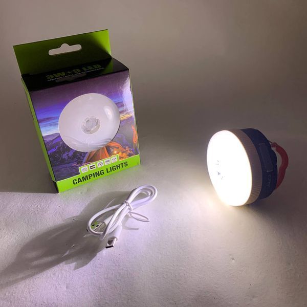 Светодиодный кемпинговый фонарь YD-7-7SMD с функцией Power Bank белый красный свет 00023207 фото