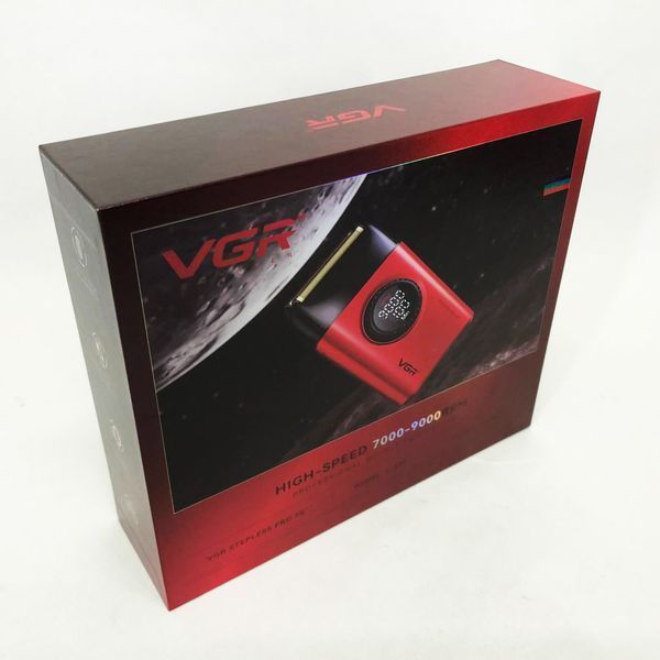 Електробритва VGR V-377 RED шейвер, Електрична акумуляторна бритва для гоління, шейвер чоловічий 00014785 фото