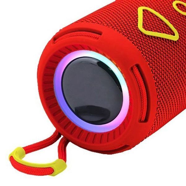 Bluetooth колонка портативна TG656 FM-радіо, акумуляторна колонка для музики. Колір: червоний 00017242 фото