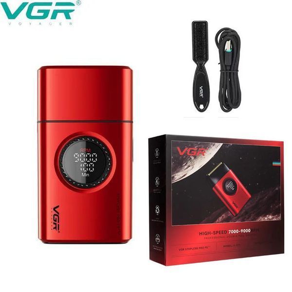 Електробритва VGR V-377 RED шейвер, Електрична акумуляторна бритва для гоління, шейвер чоловічий 00014785 фото