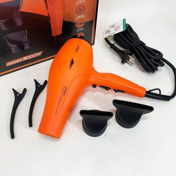 Фен VGR V-406 ORANGE 3000Вт 00015419 фото