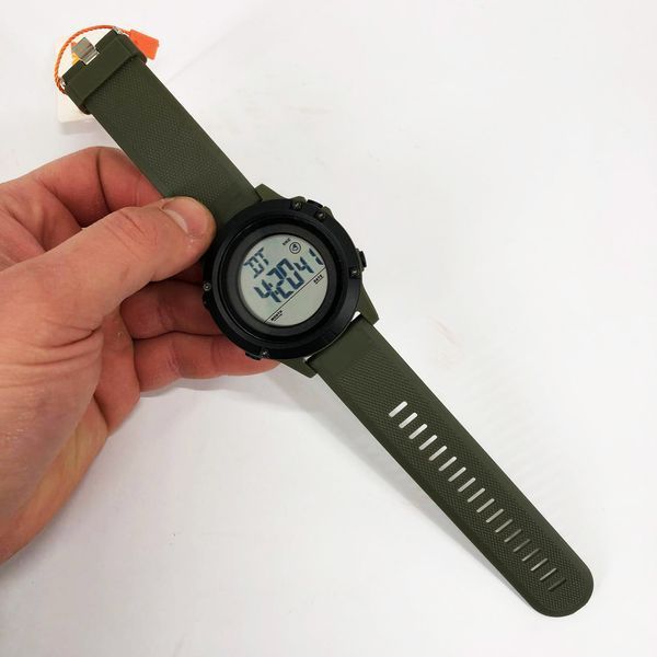 Часы наручные мужские SKMEI 1508AGWT ARMY GREEN-WHITE, Водонепроницаемые мужские часы. Цвет: зеленый 00022042 фото