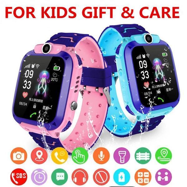 Дитячий Смарт Годинник Smart Baby Watch Q12 SIM /Bluetooth /LBS/GPS. Колір: рожевий 00022485 фото