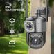 Уличная WIFI камера видеонаблюдения поворотная Smart Home Camera SC03 V380 Pro на два объектива 00024401 фото 3