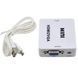 Переходник VGA на HDMI конвертер для ПК, ноутбука, видео регистратора адаптер преобразователь с аудио и внешним питанием HDMI - VGA VGA2HDMI(4272) 00017409 фото 6