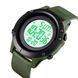 Часы наручные мужские SKMEI 1508AGWT ARMY GREEN-WHITE, Водонепроницаемые мужские часы. Цвет: зеленый 00022042 фото 3