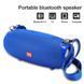 Портативна Bluetooth колонка TG534 SD IPX5 з ремінцем, портативна колонка блютус. Колір: синій 00017770 фото 17