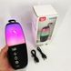 Портативна колонка TG644 5W з RGB підсвічуванням та ремінцем, блютуз колонка з акумулятором. Колір: чорний 00017211 фото 2