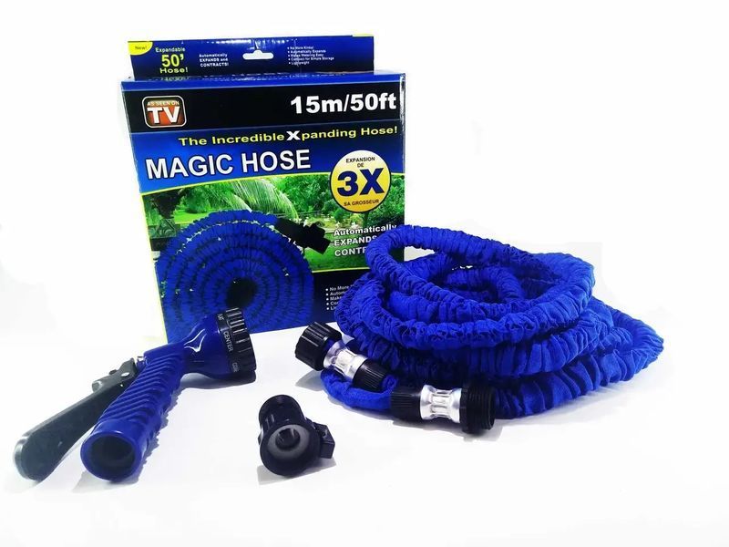 60m Шланг садовий поливальний X-hose, що розтягується 00013140 фото
