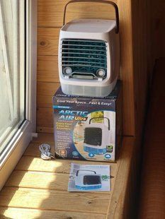 Портативный вентилятор USB с водяным охлаждением, распылитель, Arctic air cooler AND XL-1375, увлажнитель 00018530 фото
