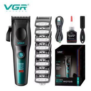 Акумуляторна машинка для стрижки VGR V-195 GREEN 00014836 фото