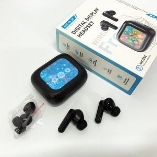 Наушники беспроводные LX-10 TWS Earbuds с LED дисплеем Блютуз беспроводные наушники затычки. Цвет: черный 00023818 фото