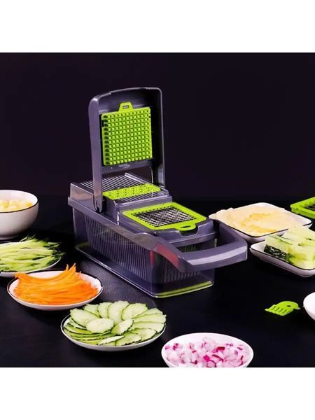 Многофункциональная овощерезка Safe slice mandoline 16 в 1 00020569 фото